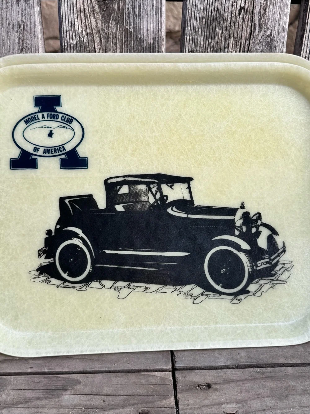 Vintage Model A Ford Club of America Fiberglass Trays set of 3